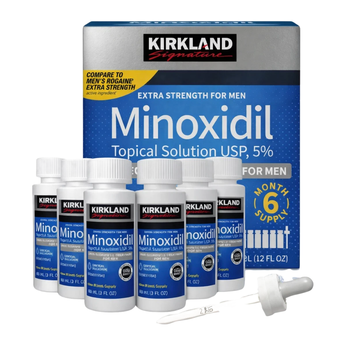 KIRKLAND MINOXIDIL 5% - 6 FRASCOS