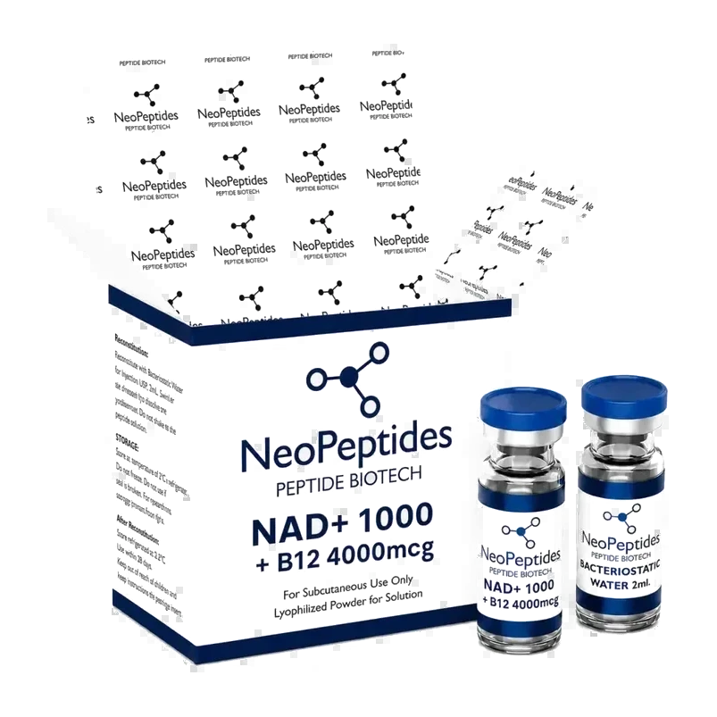 PEPTÍDEO NAD+ & B12 1000MG - NeoPeptides