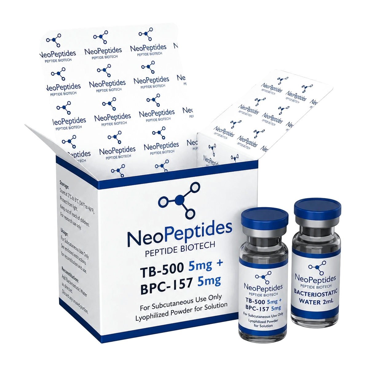 PEPTÍDEO WOLVERINE BCP157 & TB500 - NEOPEPTIDES